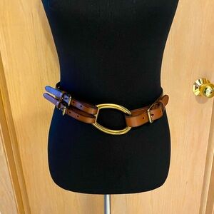 NWT RALPH LAUREN leather belt size smalll.